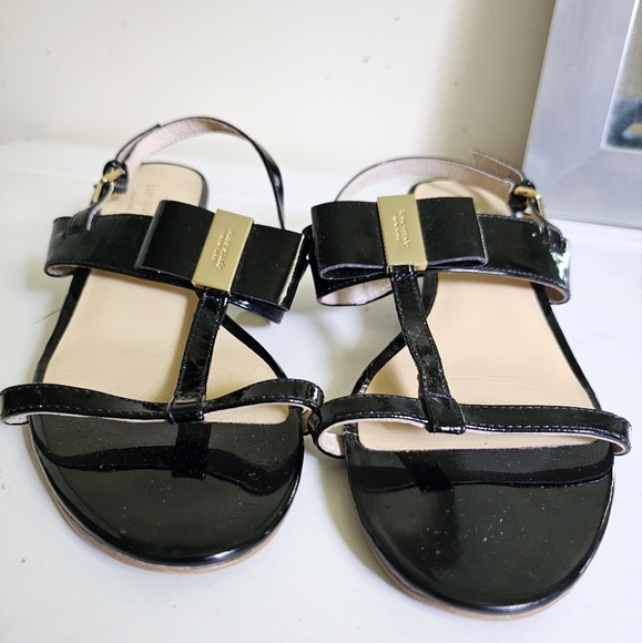 Kate Spade Vinny Patent Leather Sandals. Size 9.5M - Picture 4 of 12